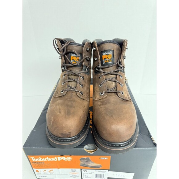 -1422 Timberland Pitboss Steel Safely Toe-US 12 Mens - Picture 3 of 5